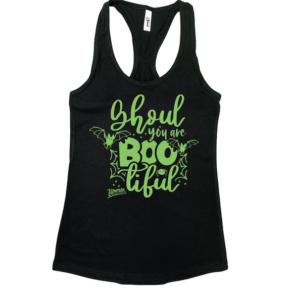 Halloween Gym Workout Ghoul You Are Bootiful Tank for Women
