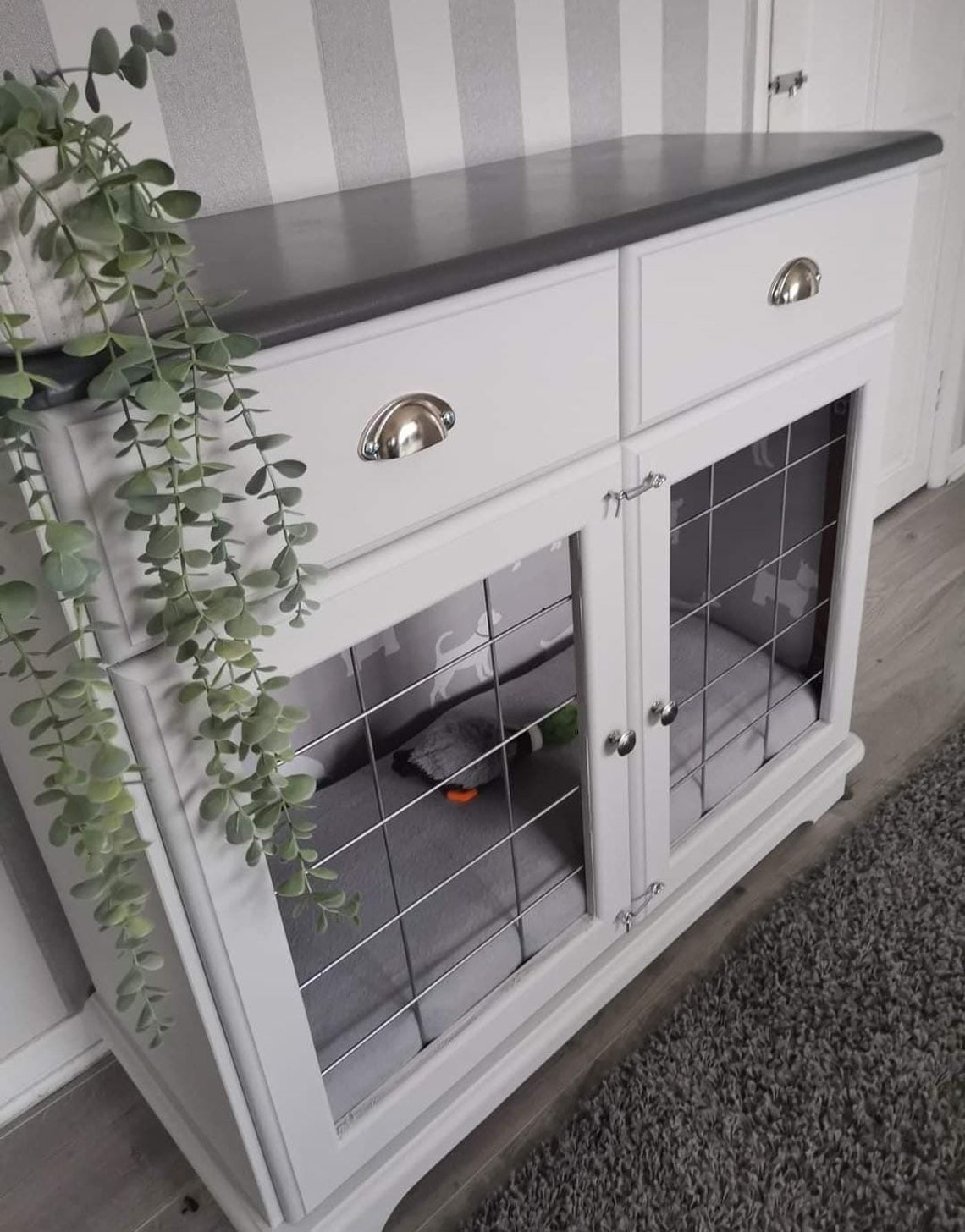 Dog Cage Dog Crate Pet Furniture Dog Bed Pet Sideboard Etsy