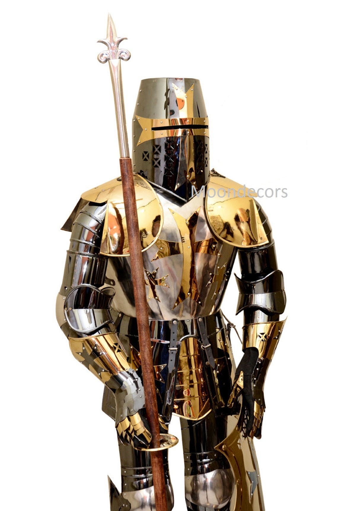 Halloween Stainless Steel Rust Free Full Body Wearable Armor Suit With