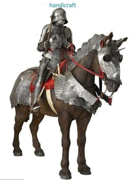 Medieval Horse Armor of 16th Century German Armor Suit Costume Etsy