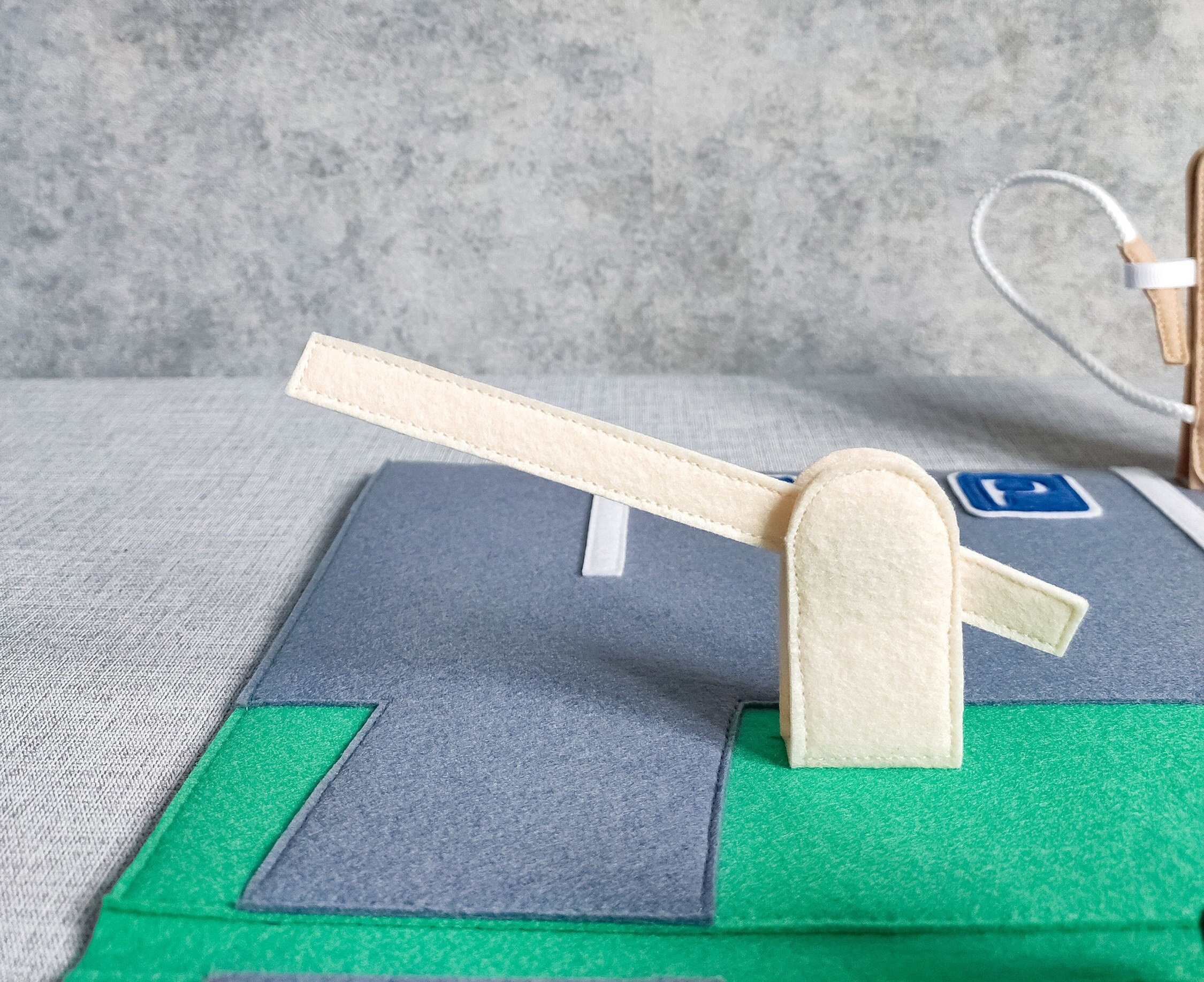 Felt board montessori toy Felt play mat road Personalized Etsy