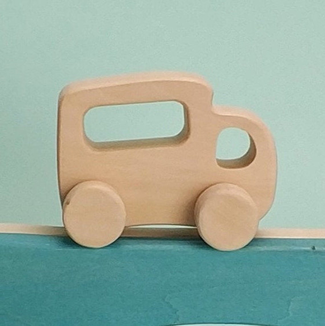 Unfinished wood toy car Montessori toy 1 year old boy gift Etsy