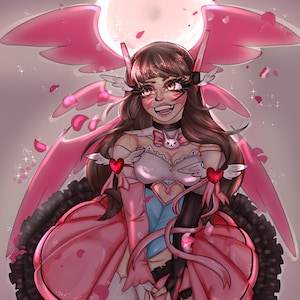 Chica mágica D.va / impresión 8,5 x 11