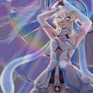 Stain Glass Lumine | 8.5 x 11 print