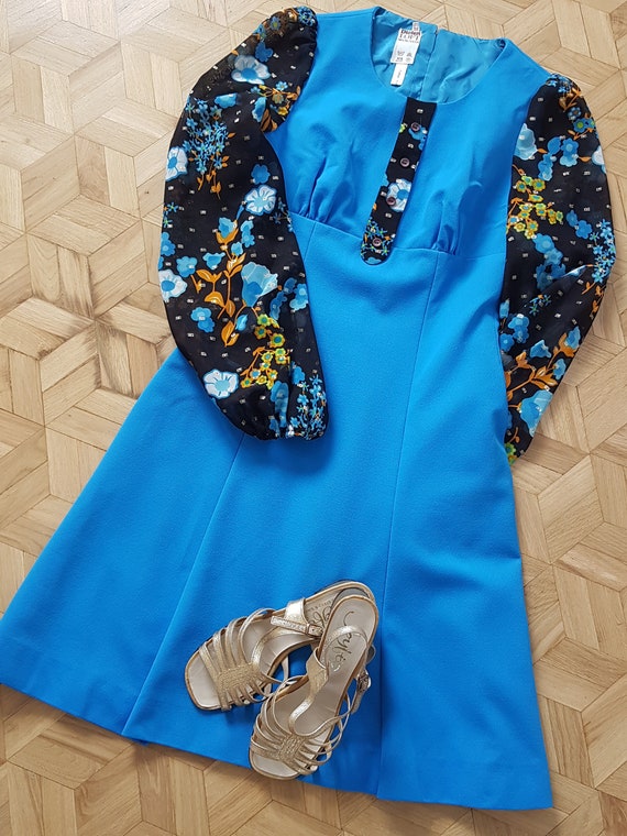 loft blue dress Honeyme Blue Dress with Ties – The Clothing Loft Boutique