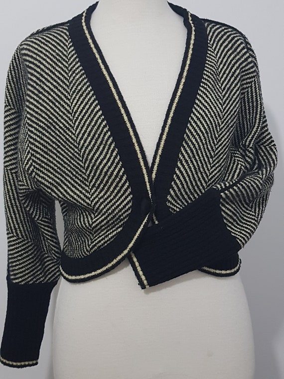 Vintage 80s 90s ESCADA MONDI sweater coat wool a l