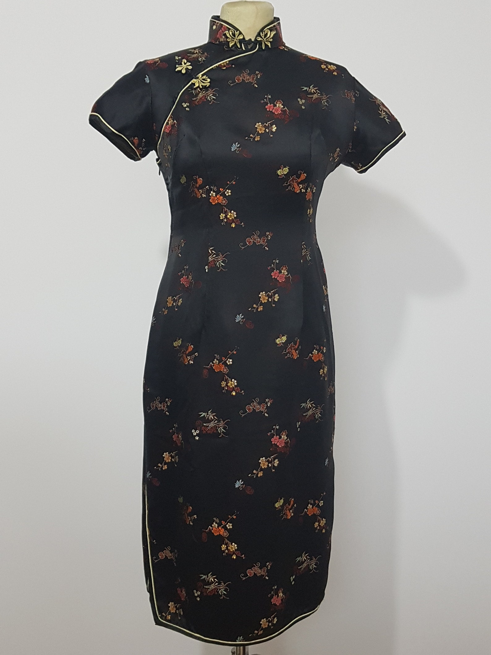 Vintage silk dress kimono Hong Kong Chinese Japanese Geisha Etsy