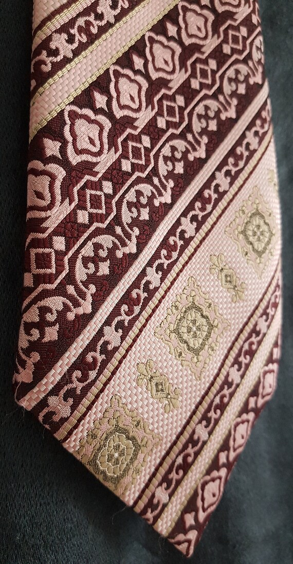 vintage 70s commodore TREVIRA dralon Bayer tie