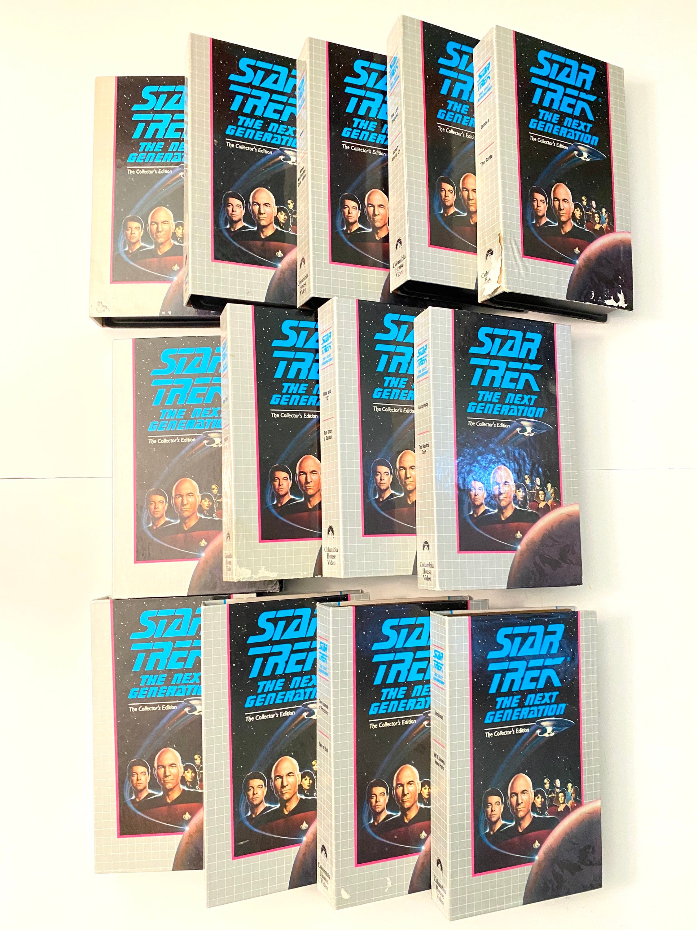 13 VHS tapes Collectors Edition Star Trek The Next Generation Etsy