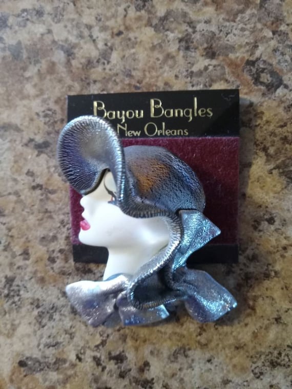 NEW ORLEANS Bayou Bangles Belle Epoque Metallic Sunhat