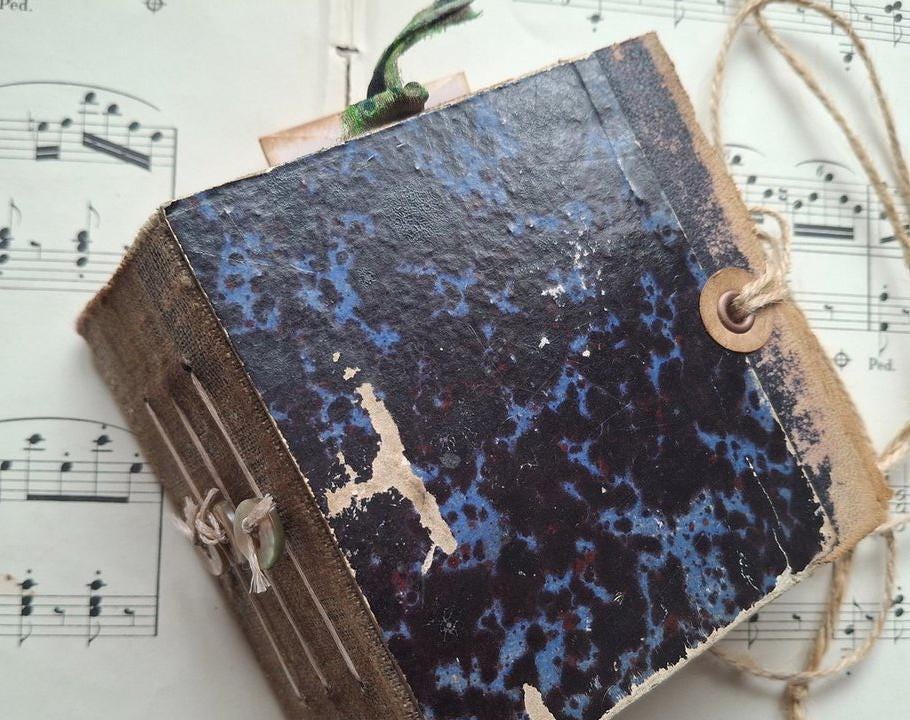 Square Blank Junk Journals Notebooks - Etsy