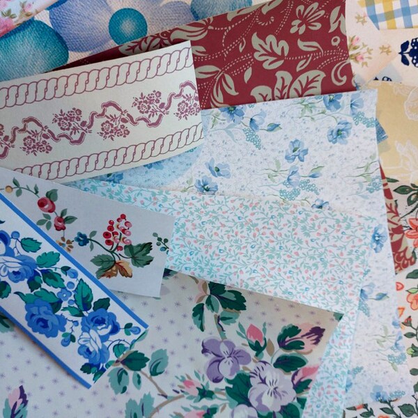 Wallpaper Scraps Etsy