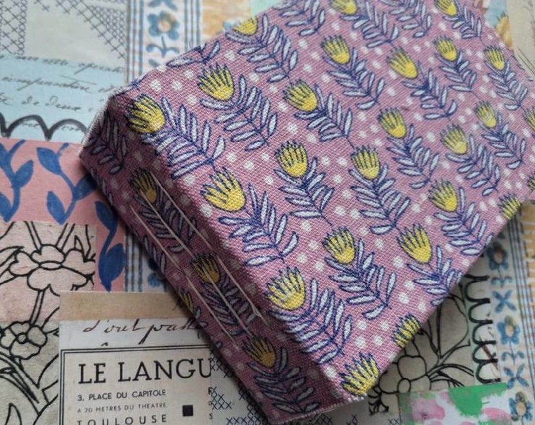 Handmade Junk Journal: Small Canvas Fabric Art Journal - Etsy