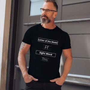 F this, Funny Teacher Shirt, Teacher Gift, Letter of the Week, Sight Word, Teacher Humor Shirt, F This shirt, Teacher Sight Word