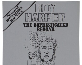 Original 1973 Roy Harper English Folk Rock Sophisticated Beggar Poster 23"