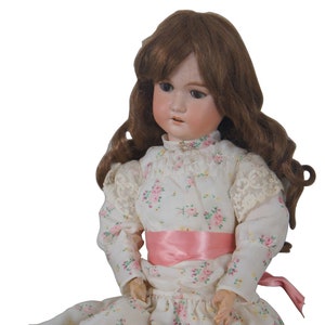 Antique 19th Century German CM Bergmann Bisque Composite Doll Sleep Eyes 24&quot;