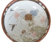 19th Century Japanese Meiji Imari Painted Porcelain Serving Bowl Centerpiece 10 quot