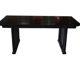 Black Campaign Desk Etsy