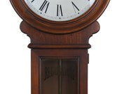 Howard Miller Pine Regulator Wall Clock 612-412 Westminster Chime 38 quot