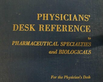 Items Similar To Vintage Physicians Desk Reference Book Pdr 39