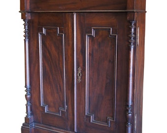 Items Similar To Fully Restored Antique Mahogany Wall Cabinet