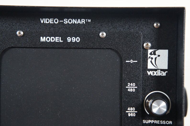 Vintage 1970s Vexilar Zoom Video Sonar Model 990 Nautical Ice Fishing 11" image 10
