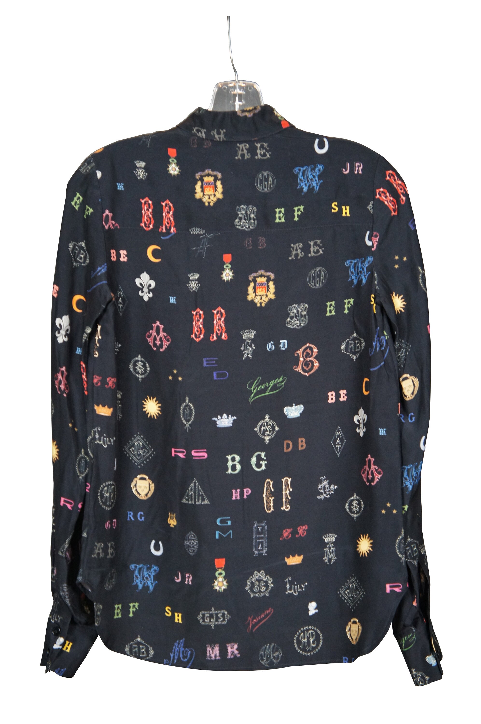 Vintage Stella Mccartney 100% Silk Womens Button up Dress