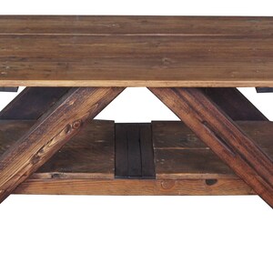 Handmade Plank Table by Darby Deisgns Inc Rustic Pine Coffee Sofa End