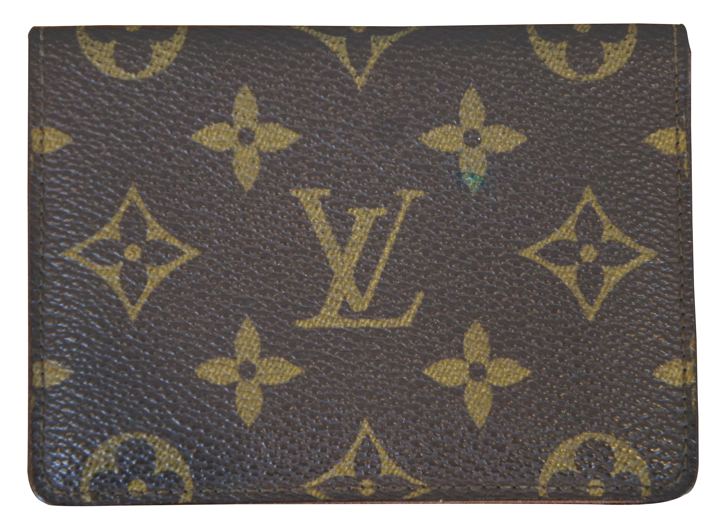 Louis Vuitton Monogram Coated Canvas Double-Sided Business Card Holder