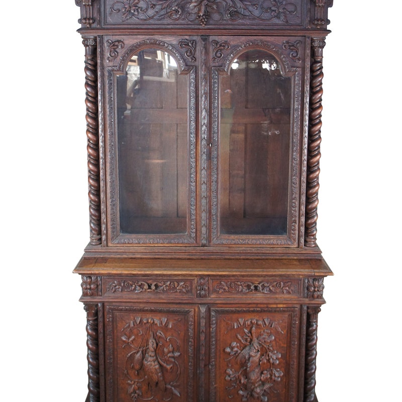 Antique Bookcase - Etsy