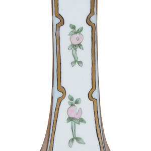 Antique Bernardaud B & Co Limoges France Porcelain Candlestick Candle Holder 9&quot;