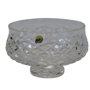 Vintage Waterford Cut Crystal Footed Archive Centerpiece Serving Bowl Compote 8&quot;