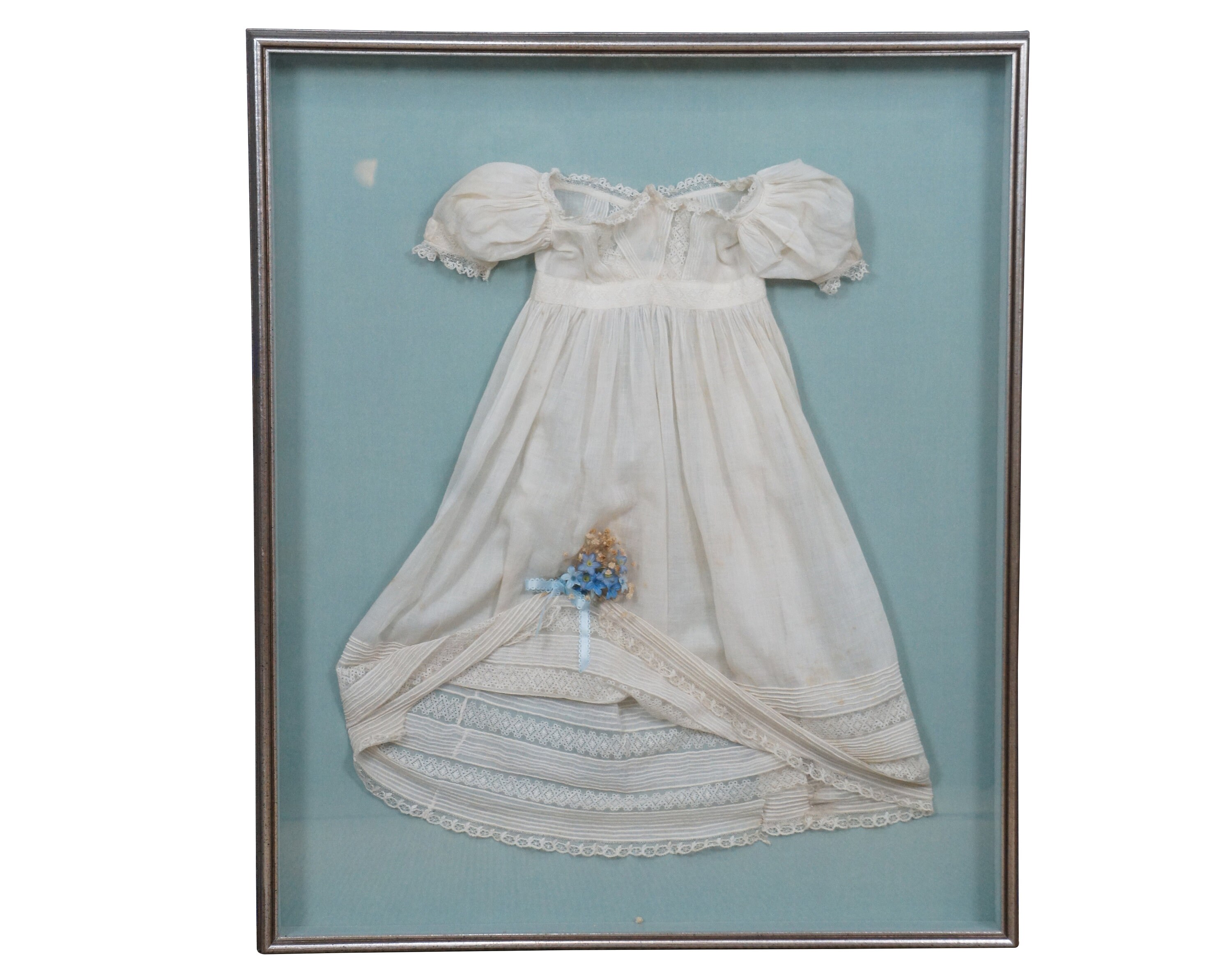 Baptismal Gown Shadow Box
