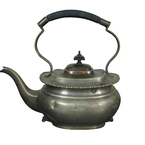 Vintage Sheffield England Hard Soldered EPNS Silver Plated Teapot Kettle