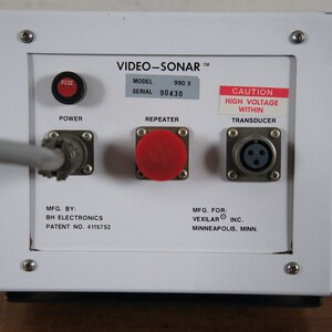 Vintage 1970s Vexilar Zoom Video Sonar Model 990 Nautical Ice Fishing 11" image 6