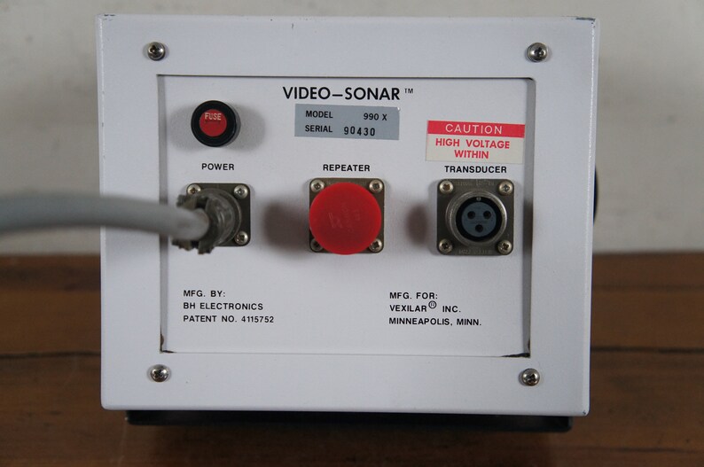 Vintage 1970s Vexilar Zoom Video Sonar Model 990 Nautical Ice Fishing 11" image 6