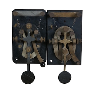 2 WWII Army Signal Corps J-38 Lionel Straight Telegraph Key Pair Morse Code