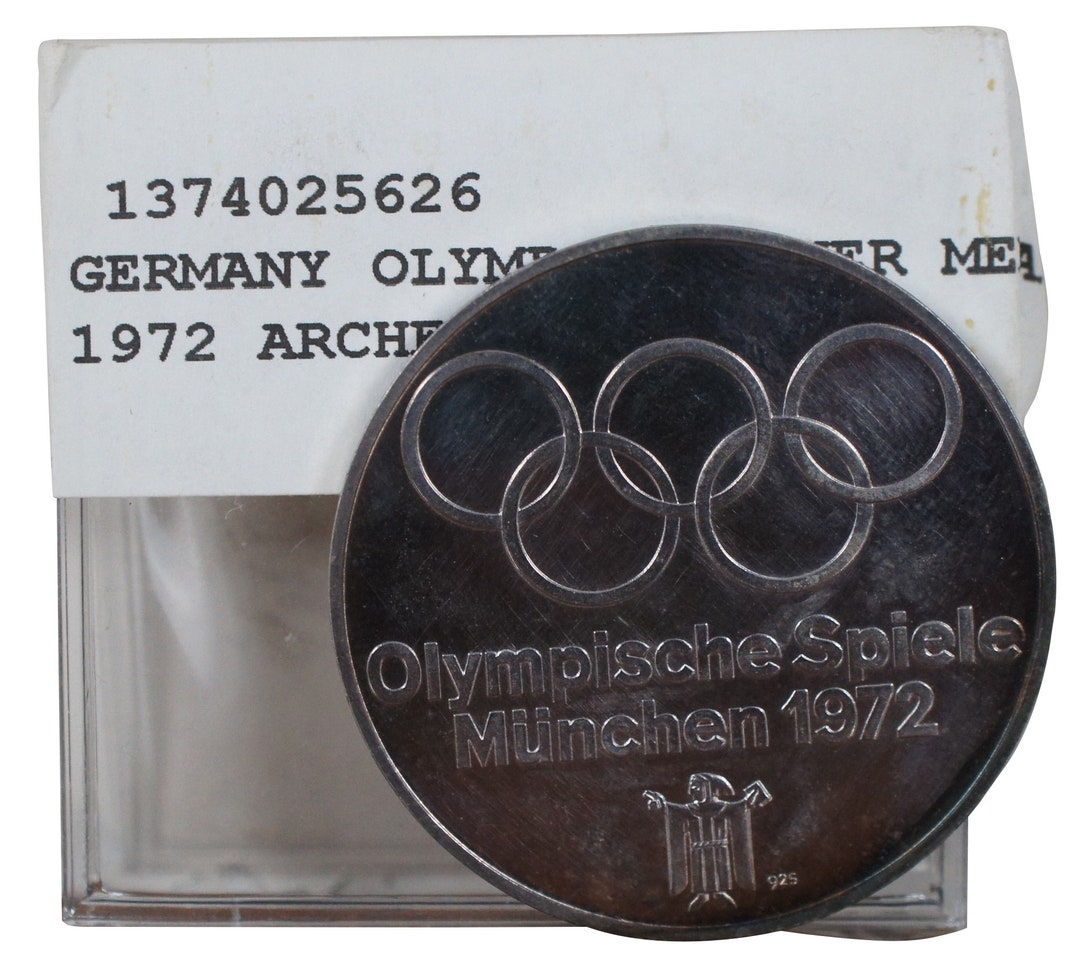 1972 Munich Germany Olympics 925 Sterling Silver
