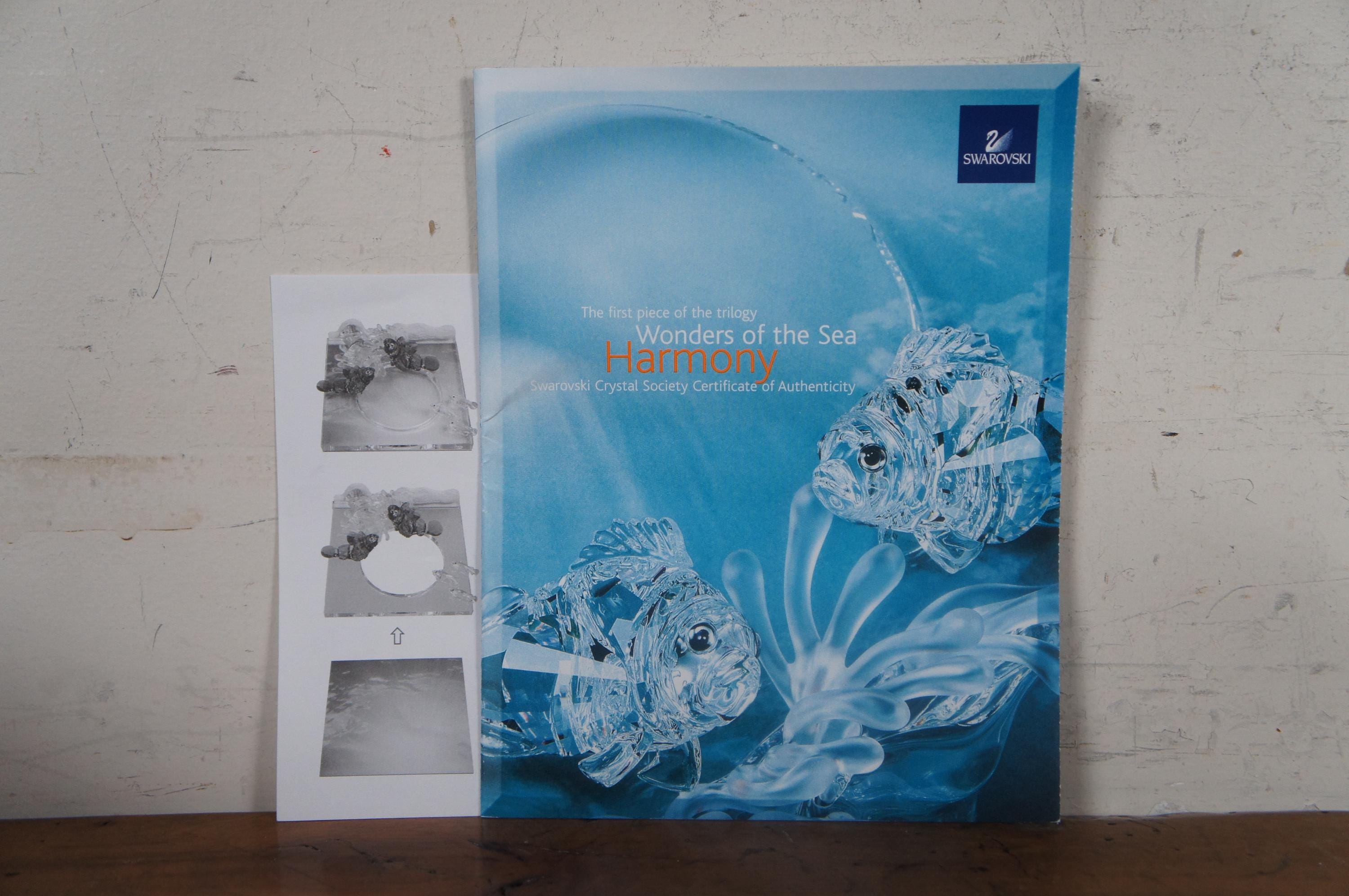 Swarovski SCS Wonders of Sea Harmony 2005 COA Clear Clown