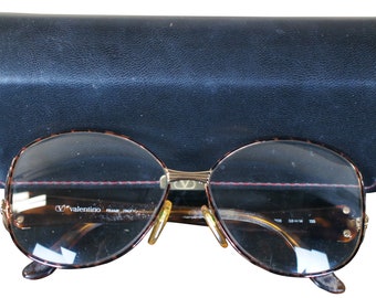 Vintage Tory Burch Y2K Black Leather Eye Glass Frames Only  display picture 3