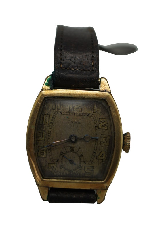 Antique Tacy Watch Co Cyma 15 Jewel Wrist Watch Timepiece for