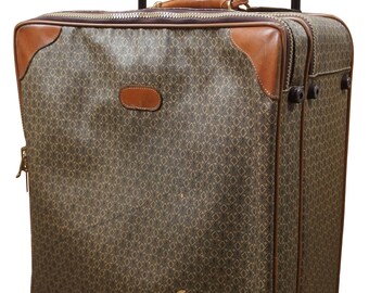 Tassen & portemonnees Bagage & Reizen Weekendtassen Hartmann Wings Jacquard Diamonds Rolling Suitcase & Vanity Train Case Luggage 
