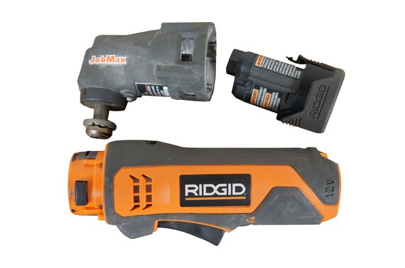 Ridgid Jobmax 12V Lithium Ion Cordless Multi tool Kit W Charger Case Etsy