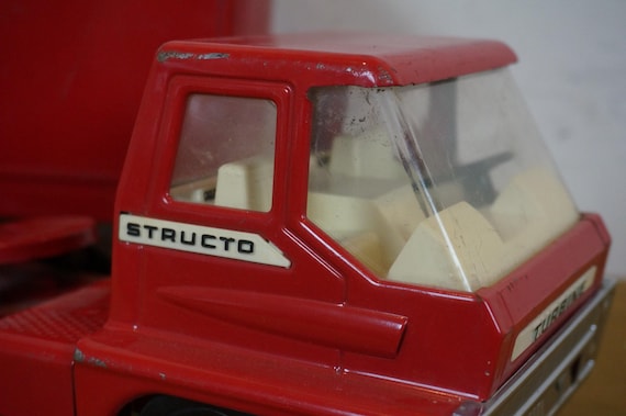 Structo 1960s Pressed Steel Van Line Turbine Semi Truck