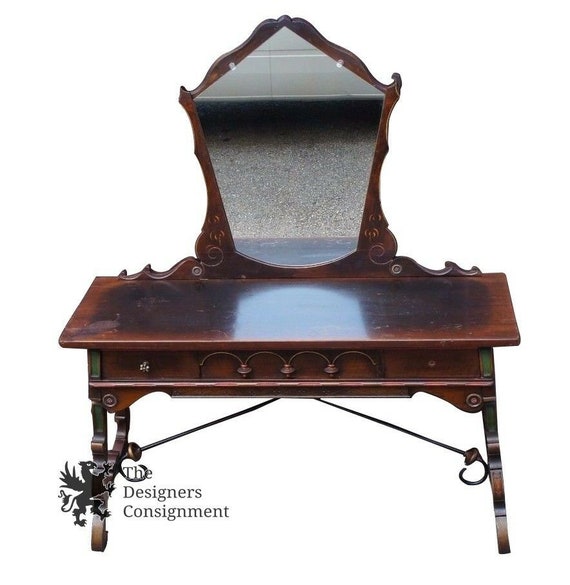 Widdicomb Furniture Co Antique Mahogany Makeup Vanity Table Etsy
