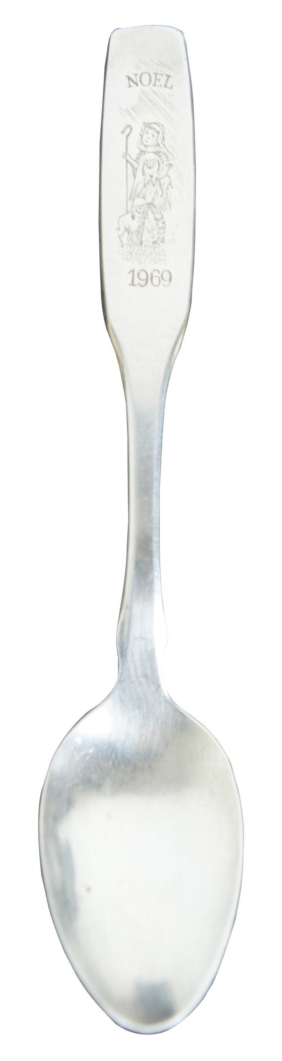 Oneida Silversmiths 1969 Noel Spoon English Silver Plated Soup