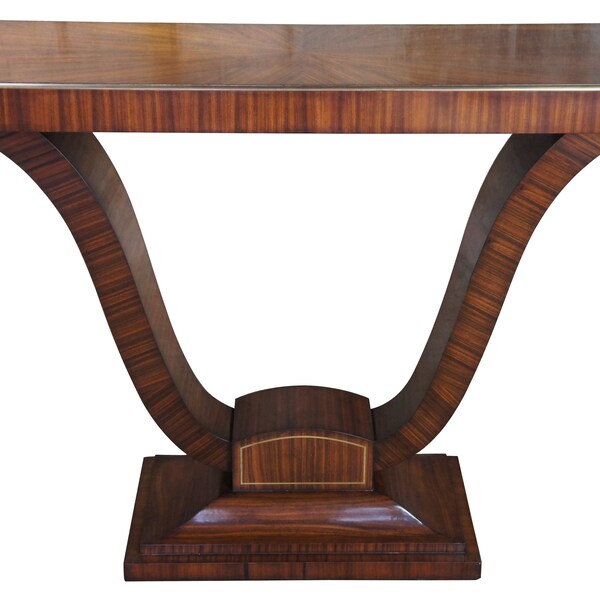 Theodore Alexander Exotic Morado & Brass Vanucci Tulip Sunburst Console VC53033