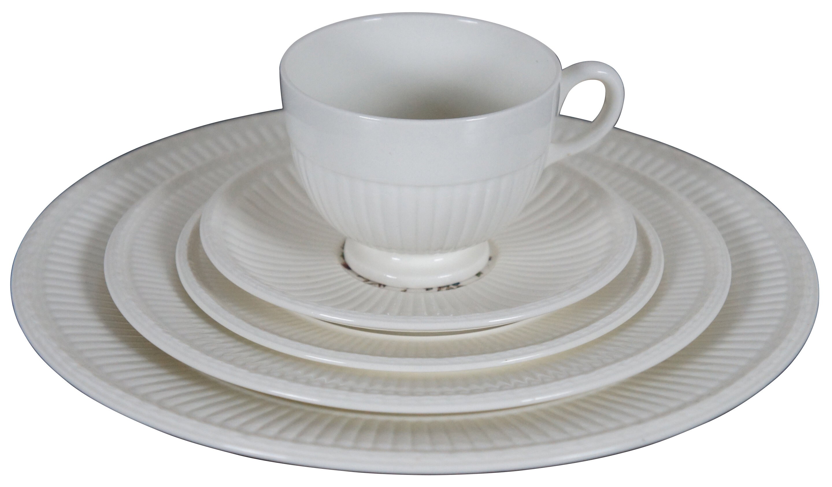 食器  EDME 38 Pc Antique Wedgwood Conway Edme China Dinner Service Set Floral