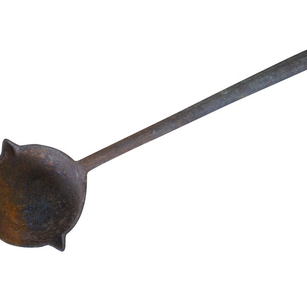 Large Cast Iron Smelting Pot Etsy