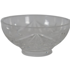 Vintage Waterford Signed Cut Crystal Candy Nut Trinket Dish 4.75&quot;